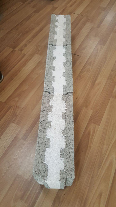 بلوک ۱۵ سبک پوکه ای فوم دار